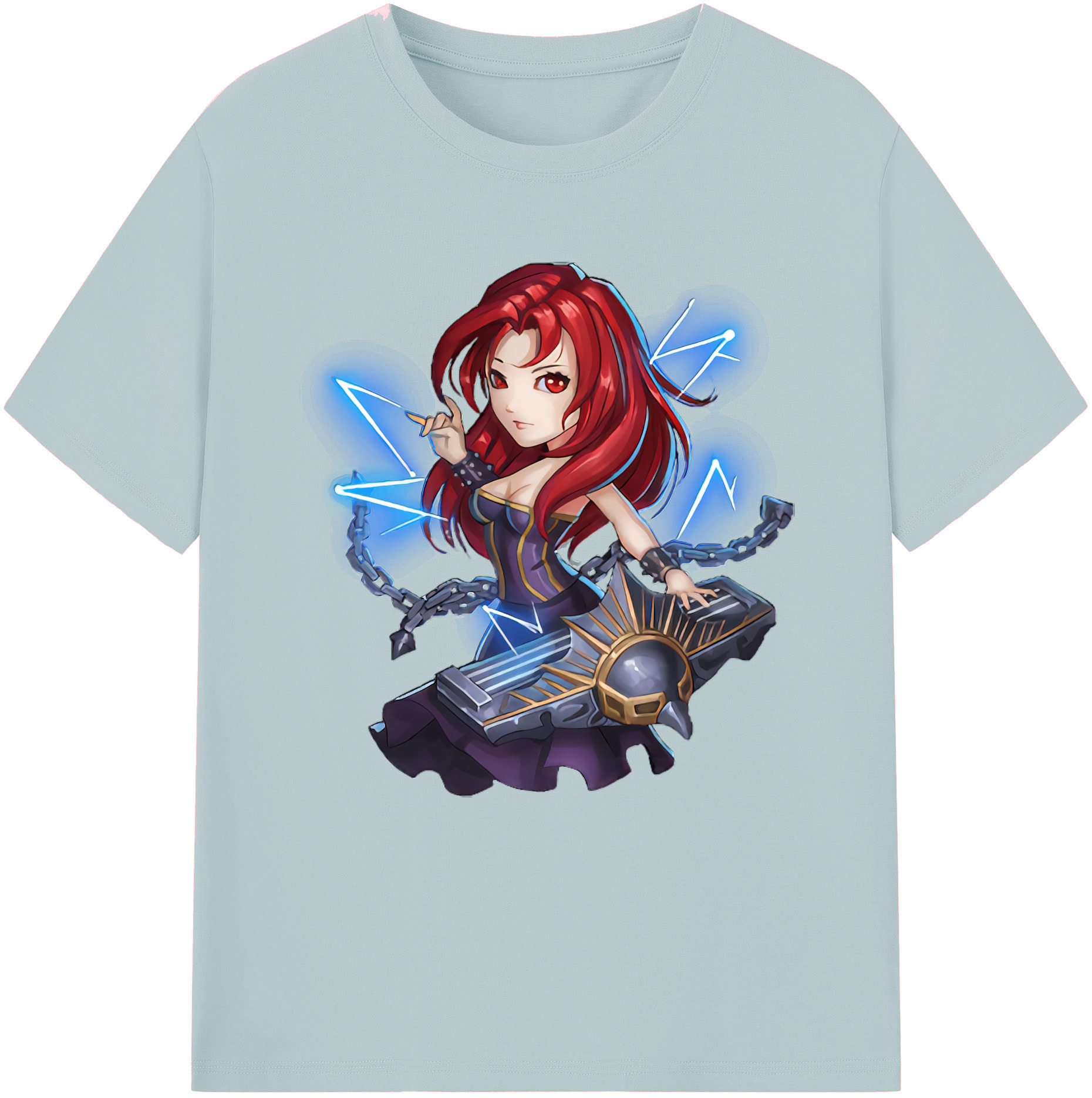 リーグ・オブ・レジェンド League of Legends LOL 綿100％半袖Tシャツ（フロントプリント）